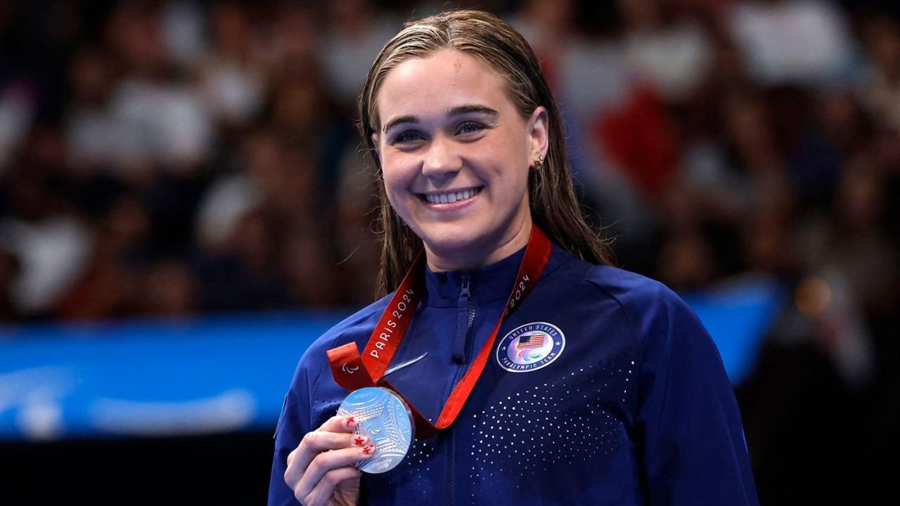 American Swimmer Ali Truwit Wins Silver at Paralympics, Overcoming Shark Attack Injury